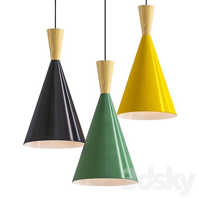 Macaron cone pendant