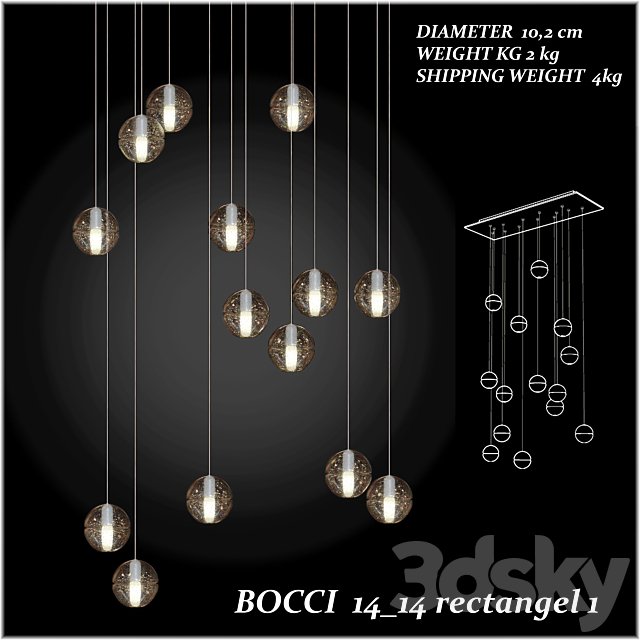 BOCCI 14.14 PENDANT LIGHT, ROUND