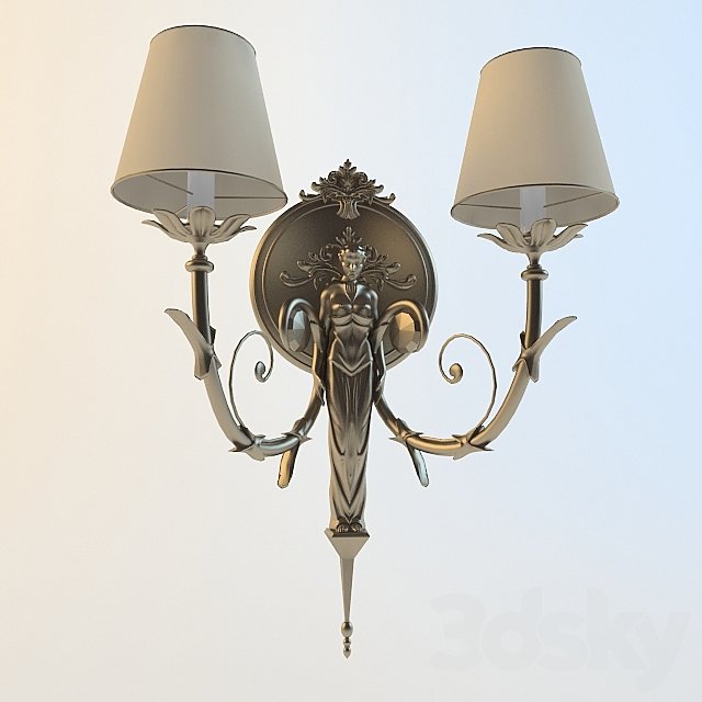 Sconce with a girl