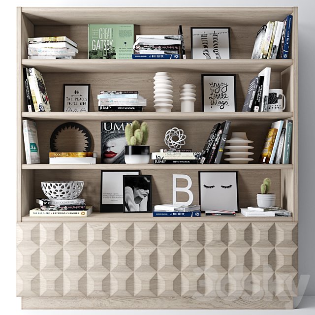 Bookshelf + decoration