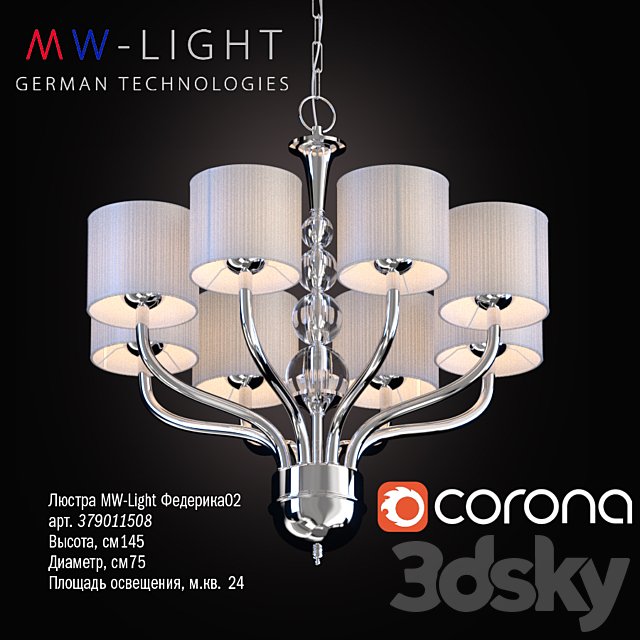 MW-Light Chandelier Federica 02 379011508