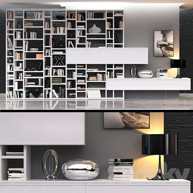 CROSSING bookcase