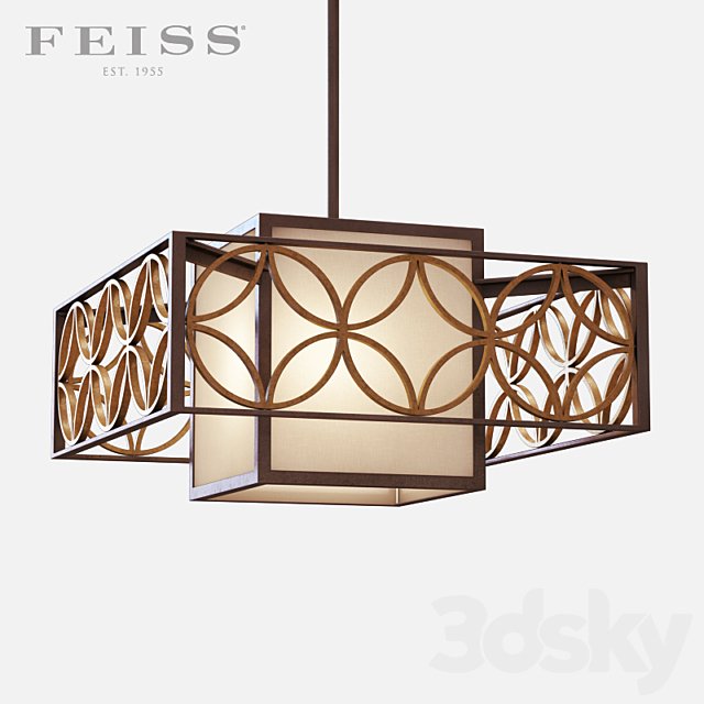Feiss - Remy 2 Light Shade Pendant
