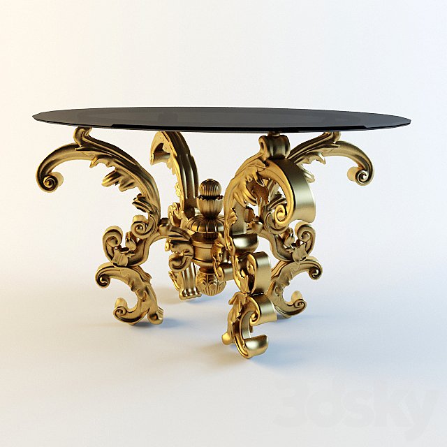 tea and coffee table (oval)