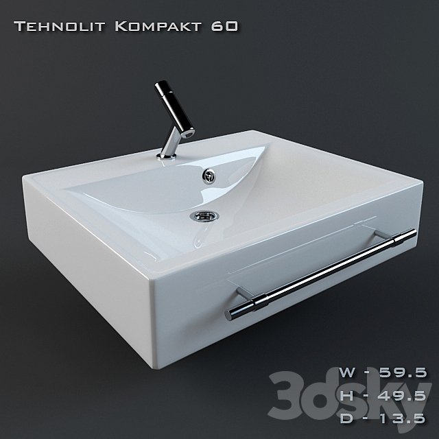Sink Tehnolit Kompakt 60 cm