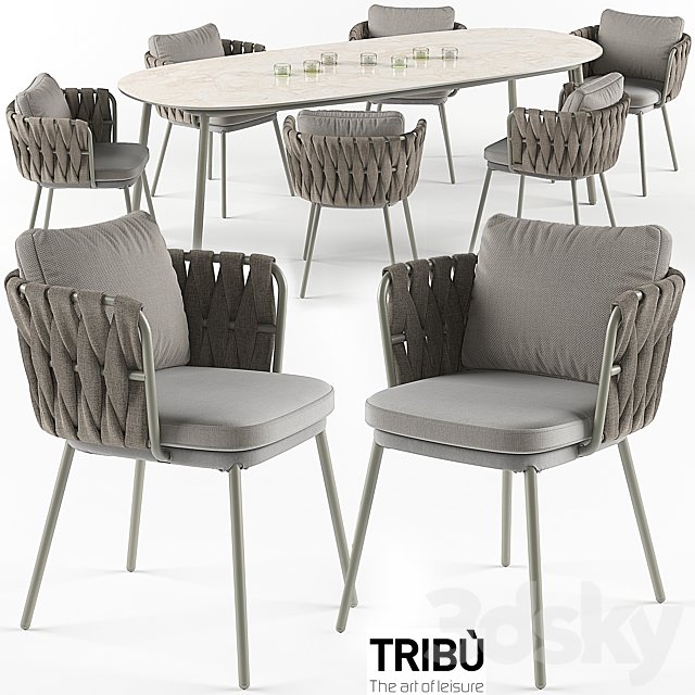 Tosca table &amp; armchair set