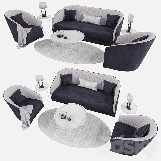 Lucilla Armchair and Sofa