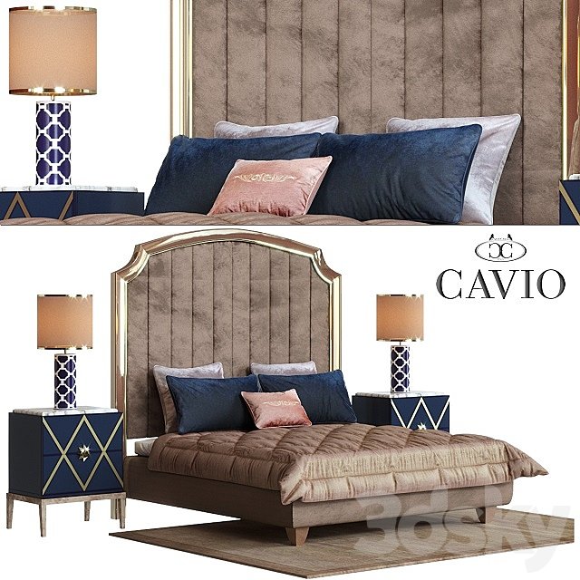 CAVIO ART DECO LINE Letto 180 SH6840F