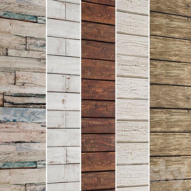 Collection of wood panels 5 pcs. wall decor, plank panels, wooden decor, boards, wooden wall, panel, slats