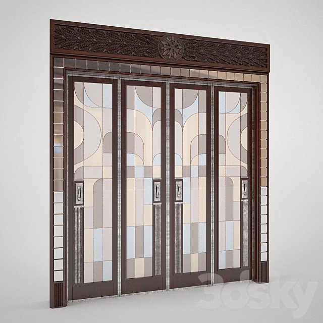 Doors with portal