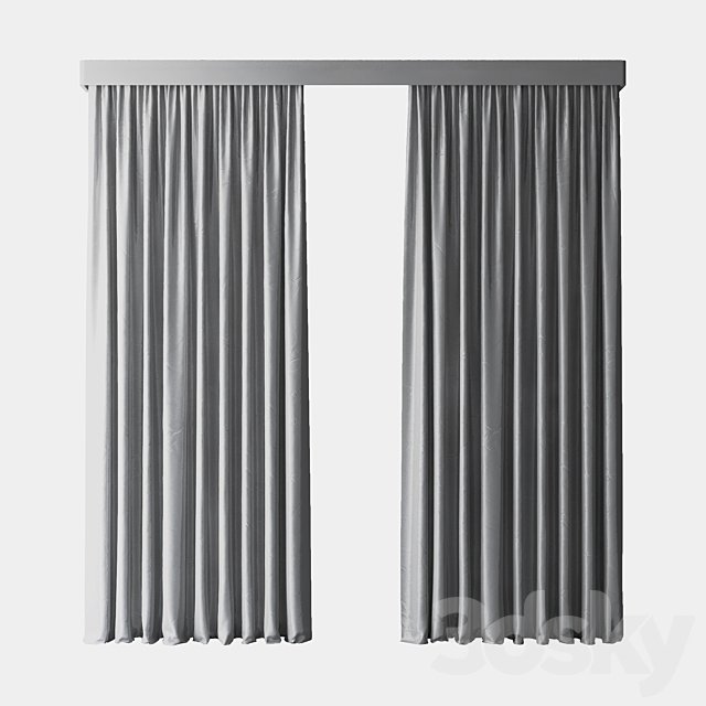 Grey curtains
