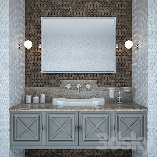 BATHROOM FURNITURE CAPRIGO ISCHIA 150
