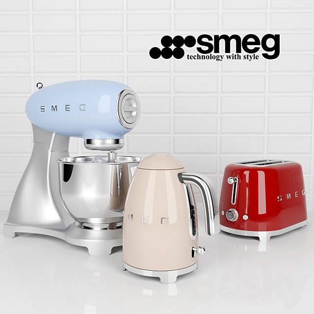 Set Smeg kitchen appliances