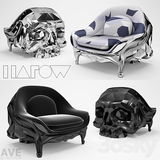 AVE Harow skull armchair
