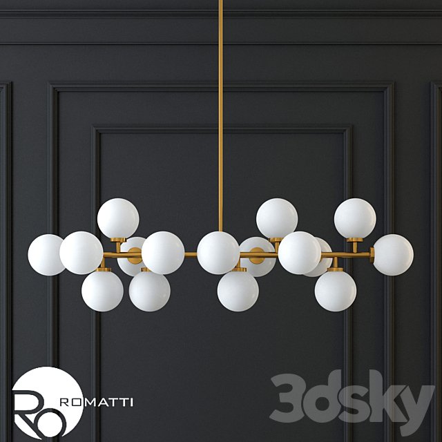 Hanging lamp the mimosa pendant by atelier areti
