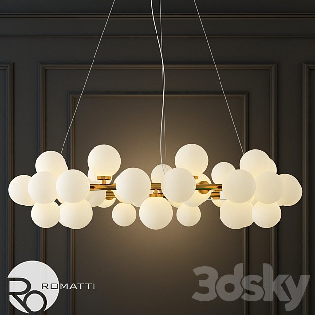 Hanging lamp the mimosa pendant by atelier areti