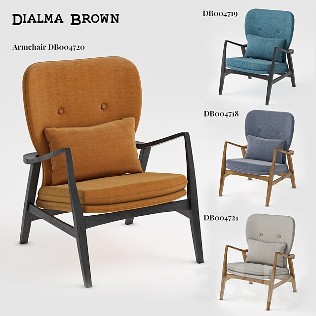 Dialma Brown Armchairs
