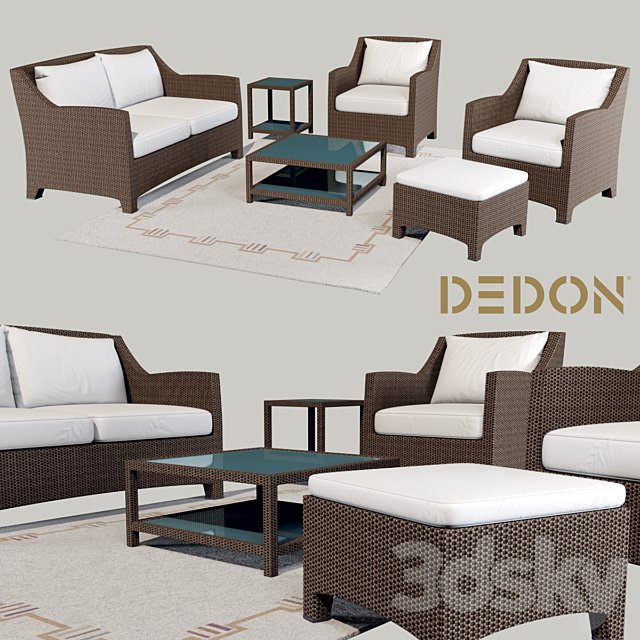 Couch & Chair collection Barcelona Dedon