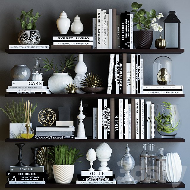 Black and white decor set 2