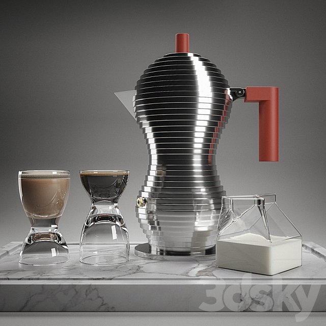 Alessi Pulcina Espresso Set