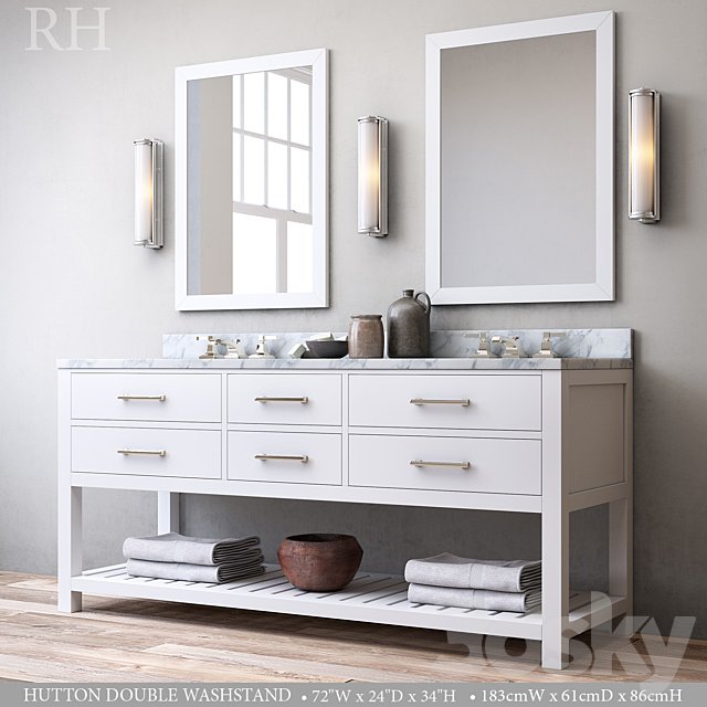 HUTTON DOUBLE WASHSTAND