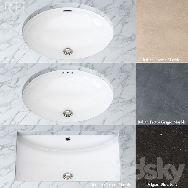 Set for bathroom sinks