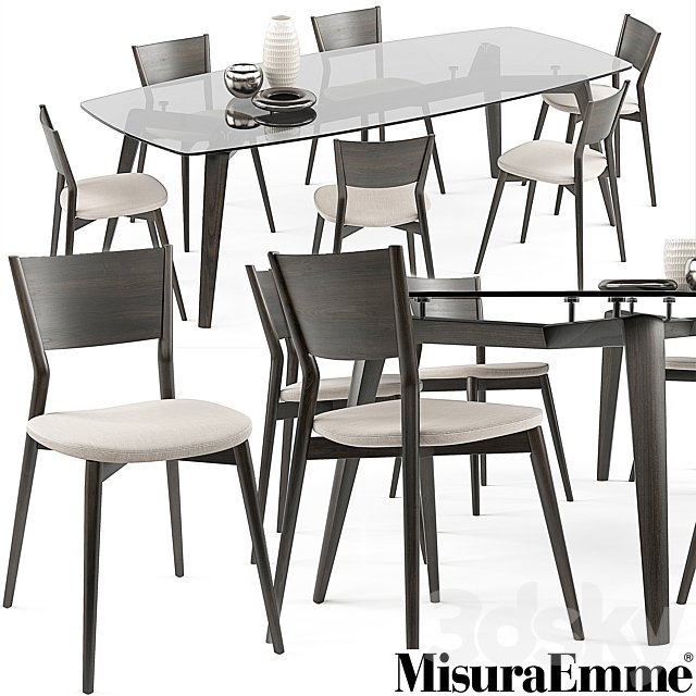 Bertha chair Gramercy table set
