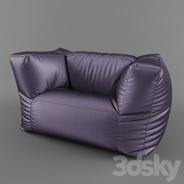 Armchair frameless