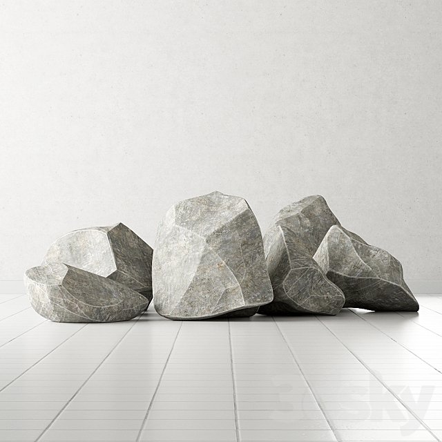 Rock stone collection