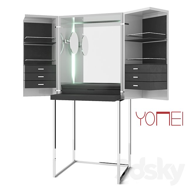 Magic Cube Yomei Dressing Table