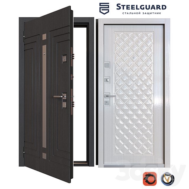Input metal door SteelGuard Komo