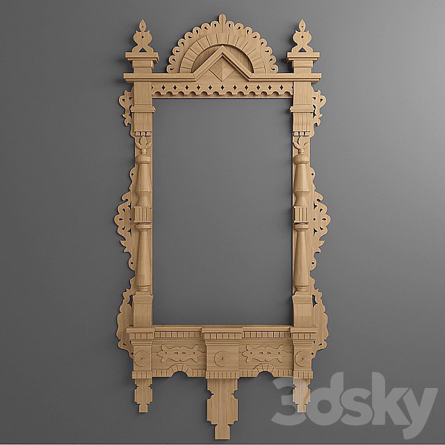 Carved frame