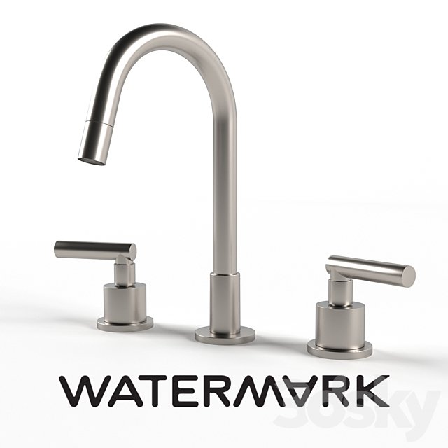Watermark Designs 3 Hole Deck Mount Kitchen Faucet