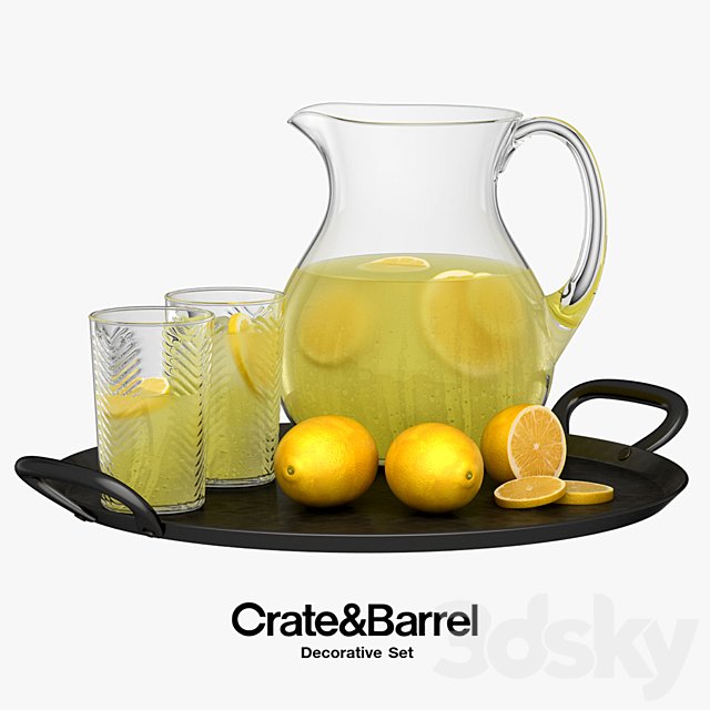 Crate & Barrel - Decorative Set