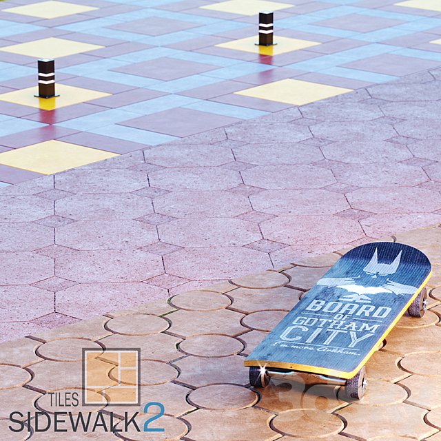 Sidewalk Tiles 2 / Paving Tiles 2