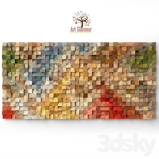Wood wall art