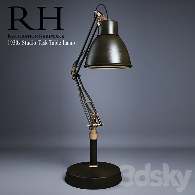 RH 1930s Studio Task Table Lamp