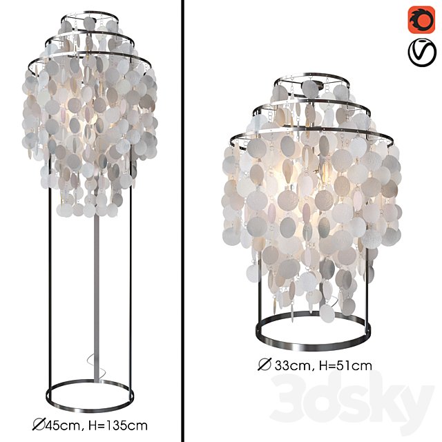 a floor lamp and table lamp Fun