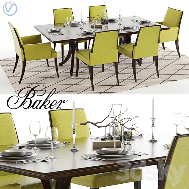 Baker Vienna Table and Abrazo Chairs