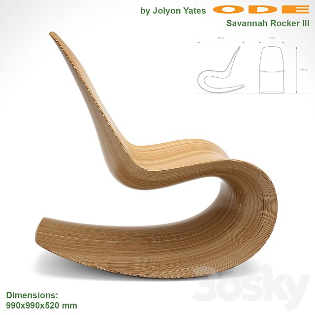 ODEChair Savannah Rocker III by Jolyon Yates