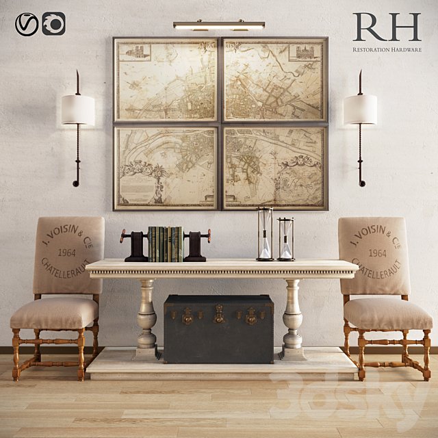 Restoration hardware decor set