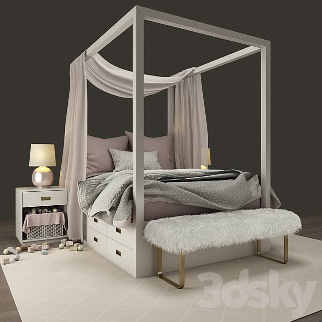 BED Restoration Hardware AVALON