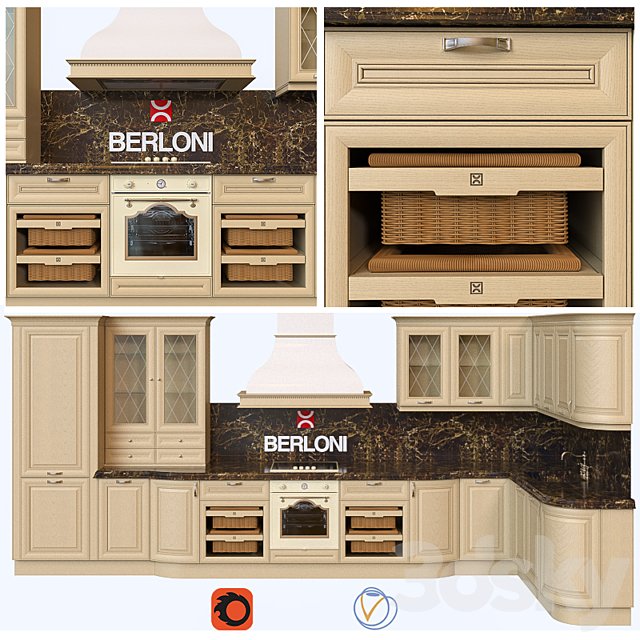 Berloni - Sheraton (frassino naturale)