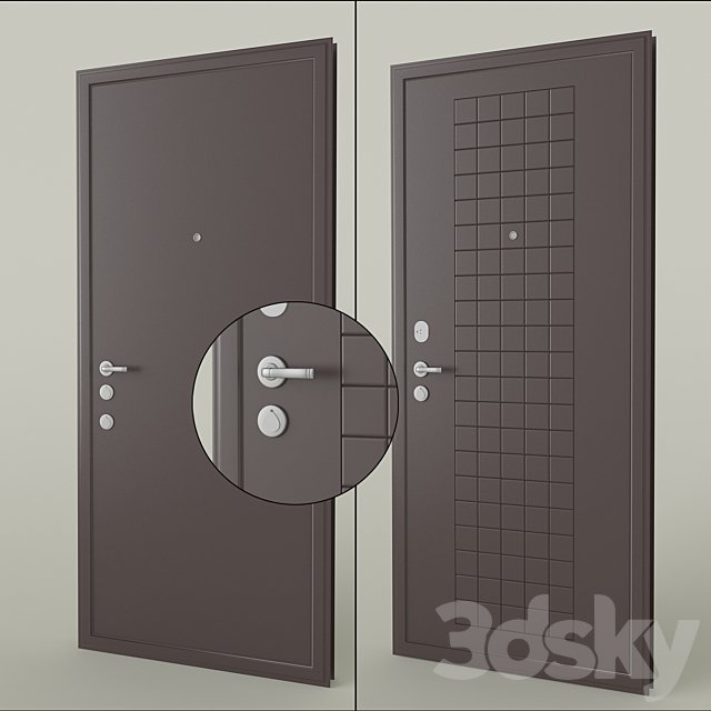 Front metal door "Toreks" Ultra model - 06
