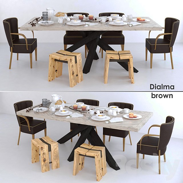 Dialma brown set