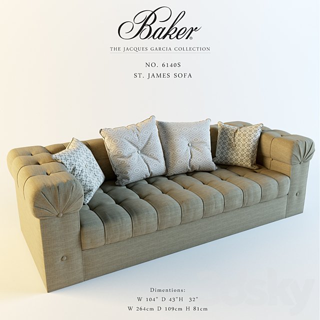 Baker No. 6140S ST. JAMES SOFA
