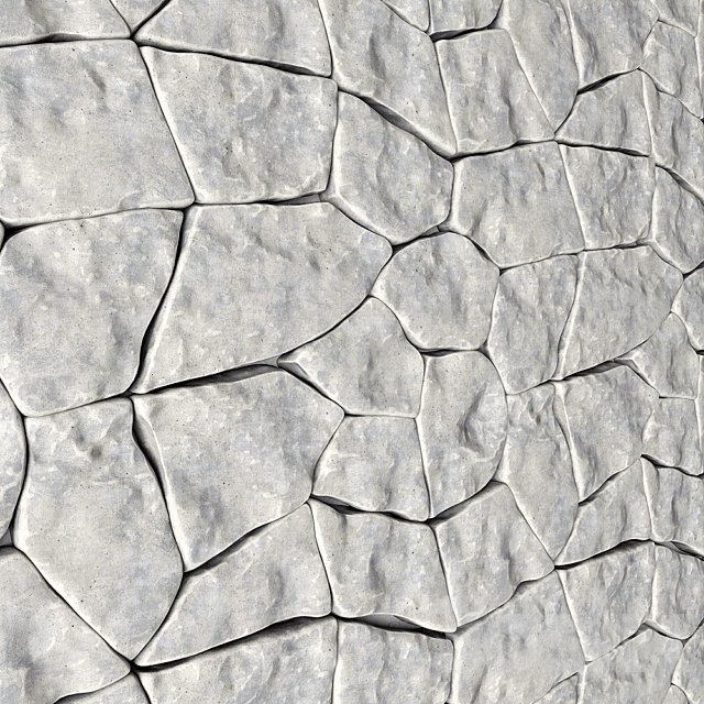 Stone panel wite