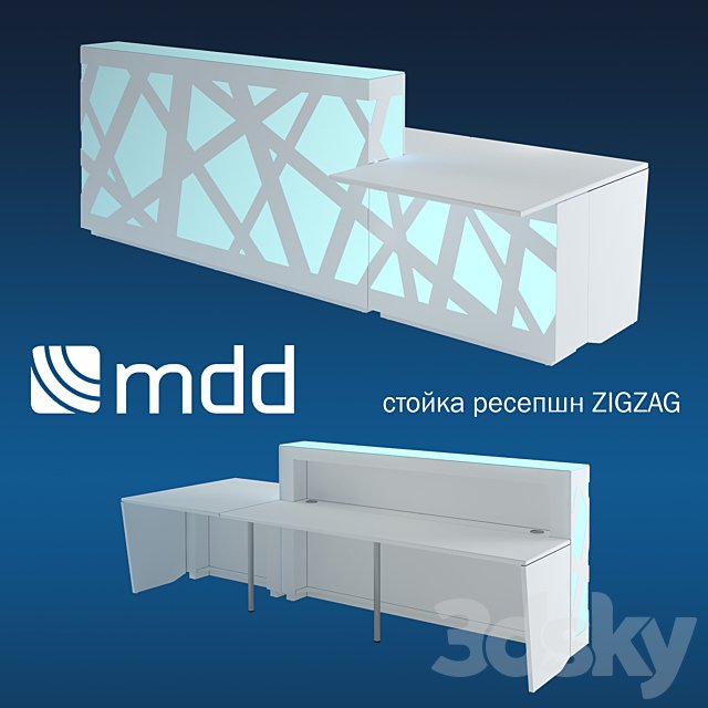 Front desk ZIGZAG, MDD