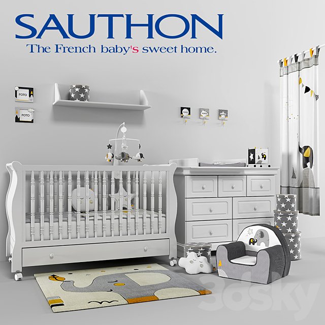 Baby room - SAUTHON Babyfan - SAUTHON Elodie Blanc
