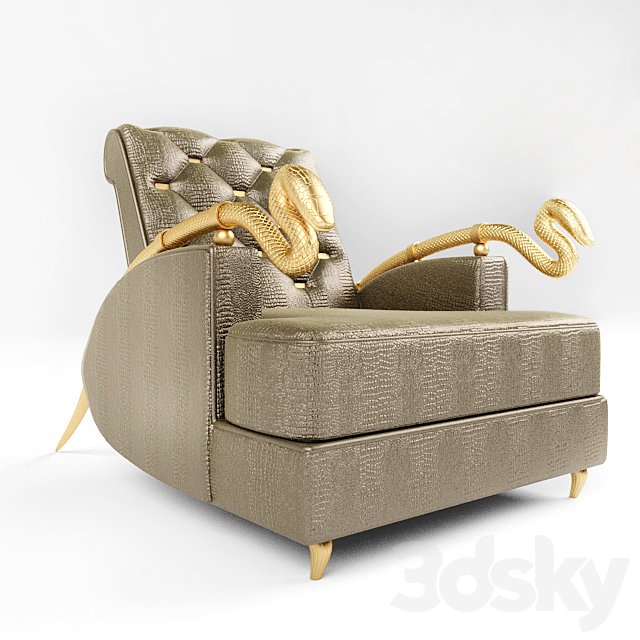Roberto cavalli snake chair